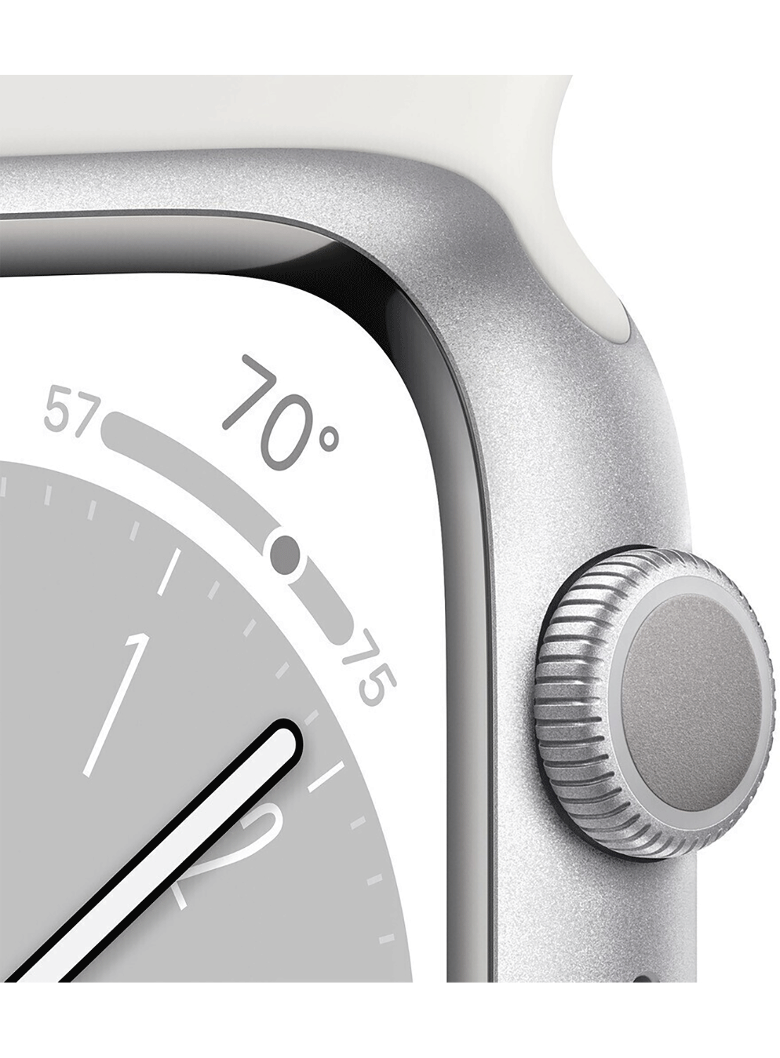 Apple Watch Series 8 45mm Aluminium Case mit Silicon Armband