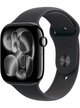 Apple Watch Series 11 5G 46mm Aluminium Case mit Silicon Armband – Jet Black · Silicon Black
