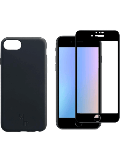 Caseym iPhone SE Biodegradable Phone Case and Screen Protector Bundle