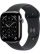 Apple Watch Series 11 5G 46mm Titan Case – Titanium Slate · Sport Black