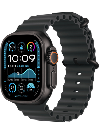 Apple Watch Ultra 2 49mm Titanium Black with Silicone Strap