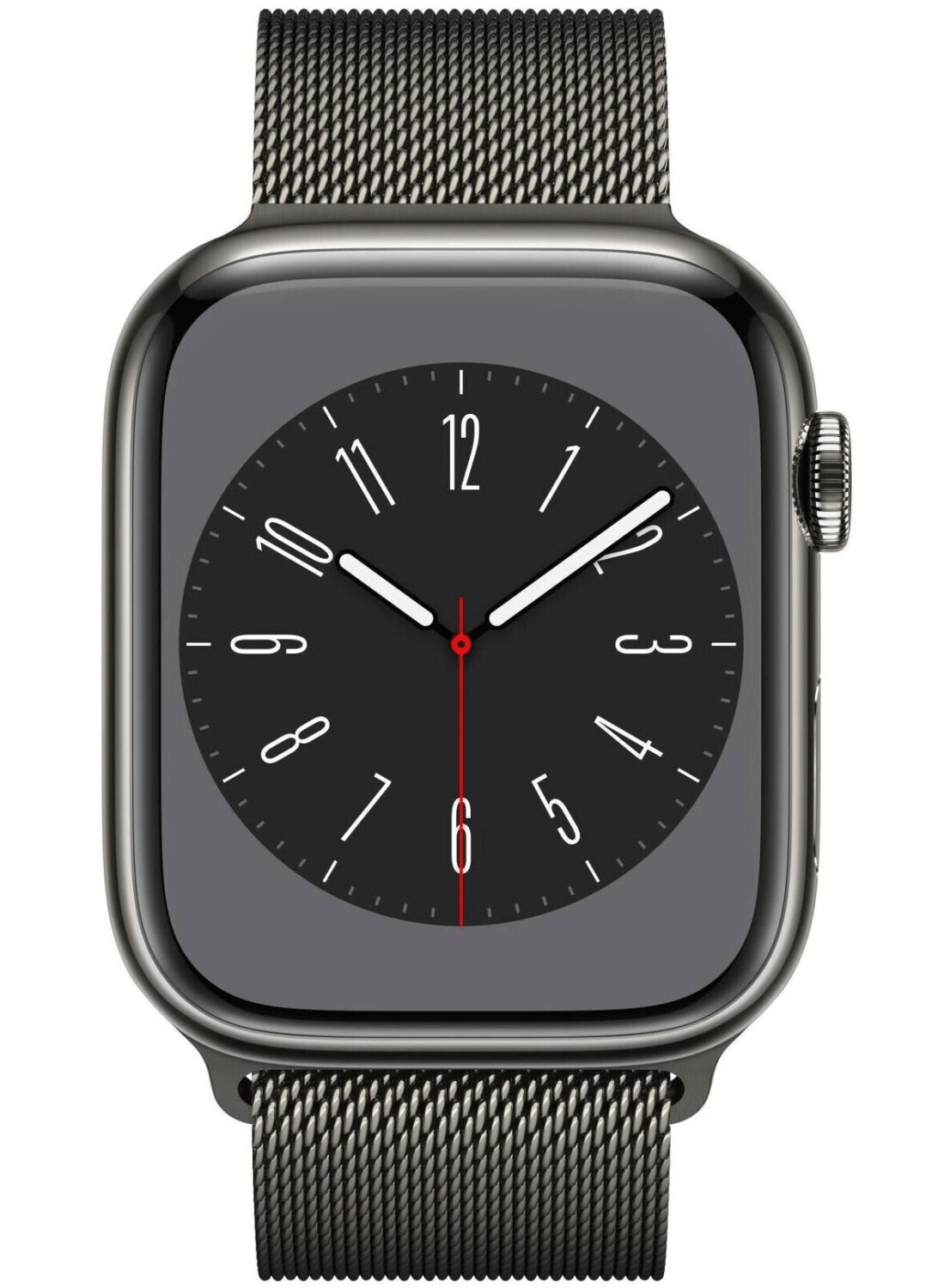 Boîtier en acier inoxydable Apple Watch Series 8 de 45 mm 