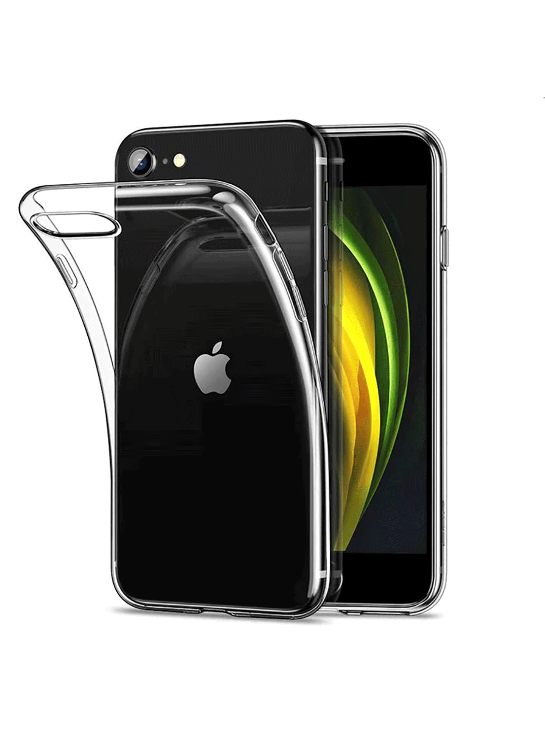 ESR Essential TPU Hülle für iPhone SE (2022),SE (2020), 8,7 - transparent - CarbonPhone