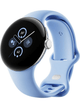 Google Pixel Watch 2 LTE – Polished Silver · Sportarmband Bay