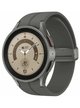 Samsung Galaxy Watch 5 Pro LTE 45mm SM-R925F mit Silicon Armband – Grey Titanium · Silicon Black