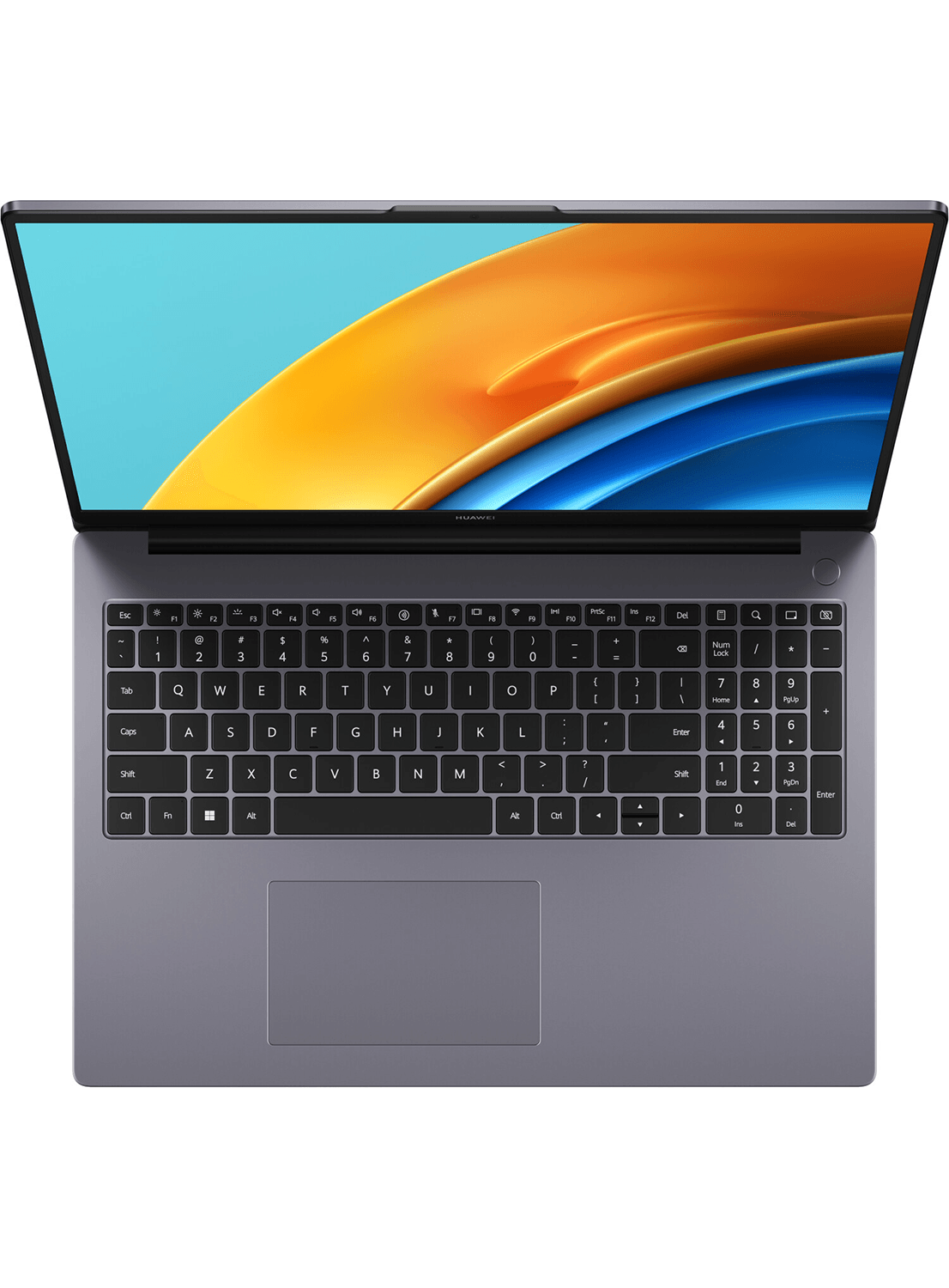 HUAWEI MateBook D16 (2022) i5-12450H, 16GB RAM, 512GB SSD, QWERTZ, win11 - CarbonPhone