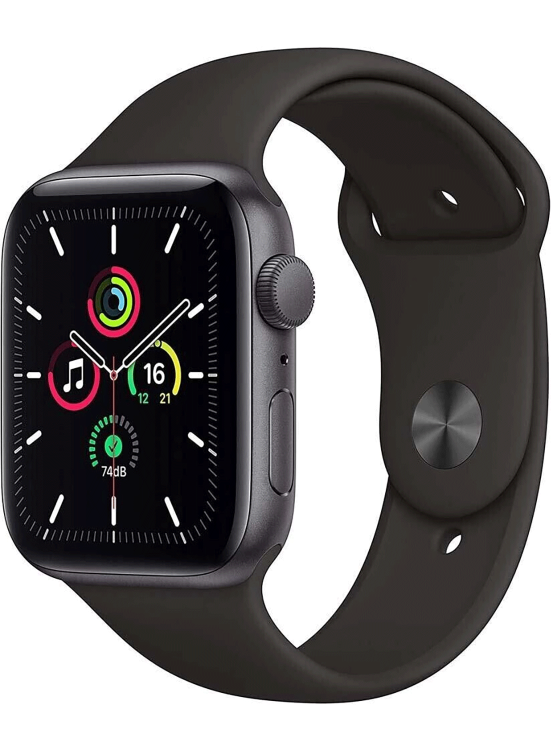 Apple Watch SE (GPS+Cellular) Aluminium Case 40mm mit Silicon Armband