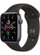 Apple Watch SE (GPS+Cellular) Aluminium Case 40mm mit Silicon Armband – Space Grey · Silicon Black