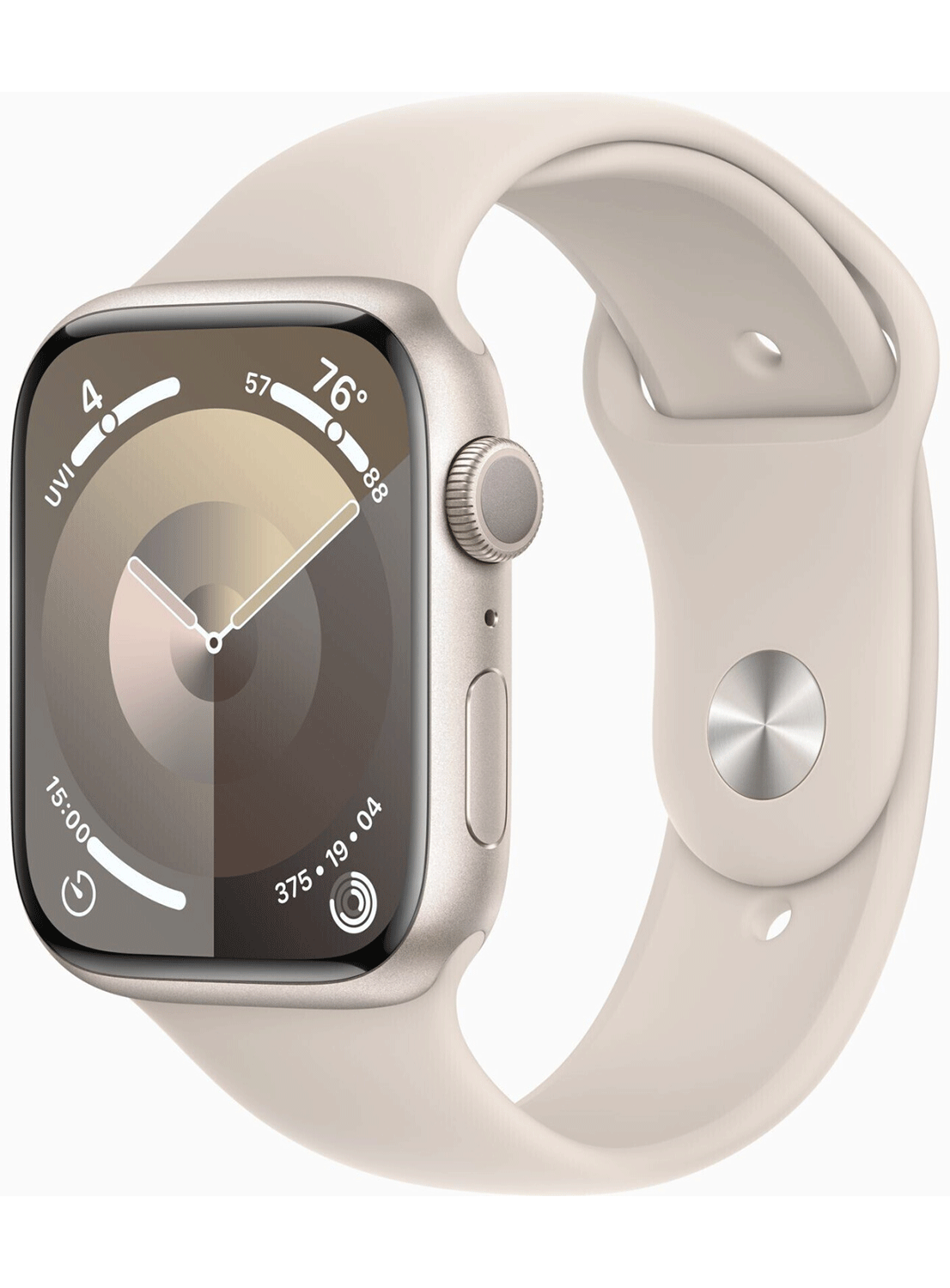 Apple Watch Series 9 4G 45mm Aluminium Case mit Silicon Armband