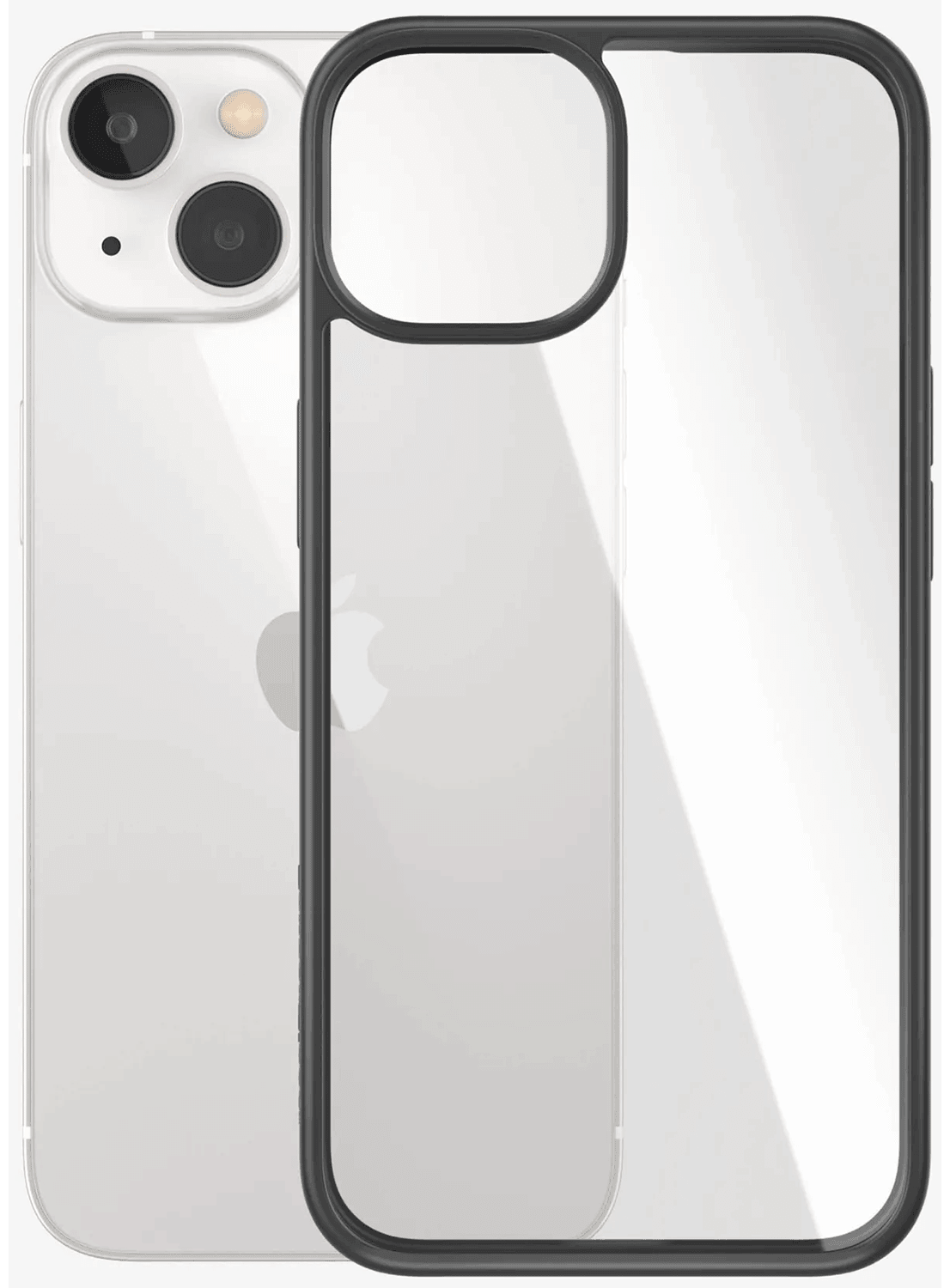 Pan­zer­Glass Clear Case Black Edition für das Apple iPhone 13 / 14 - CarbonPhone