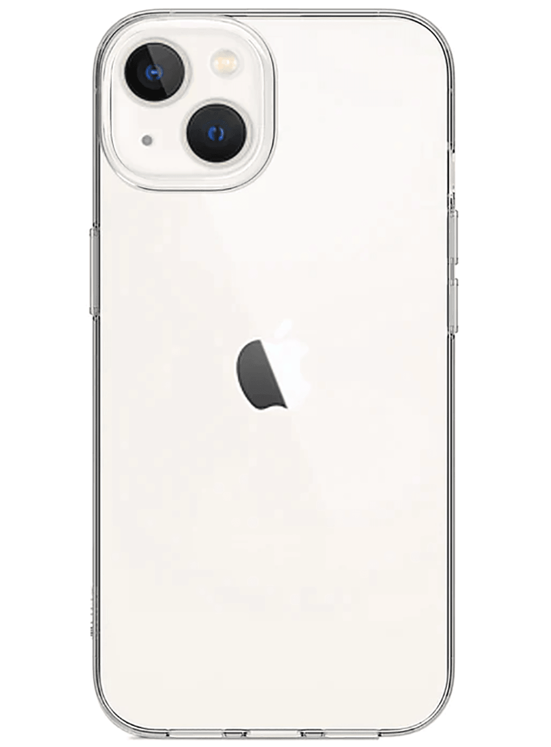 QDOS Hybrid Crystal Clear Rigid Case iPhone 13 - CarbonPhone