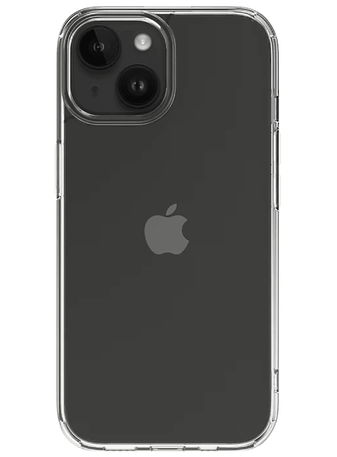 QDOS Hybrid Crystal Clear Rigid Case iPhone 15 - CarbonPhone