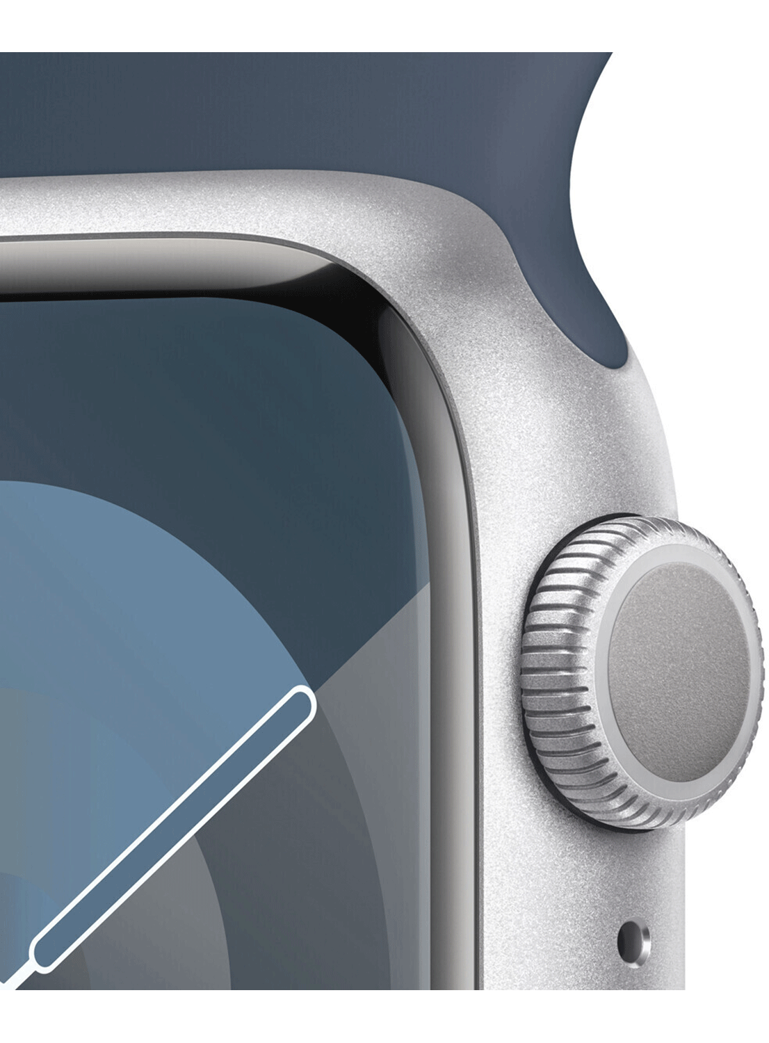 Apple Watch Series 9 4G 41mm Aluminium Case mit Silicon Armband