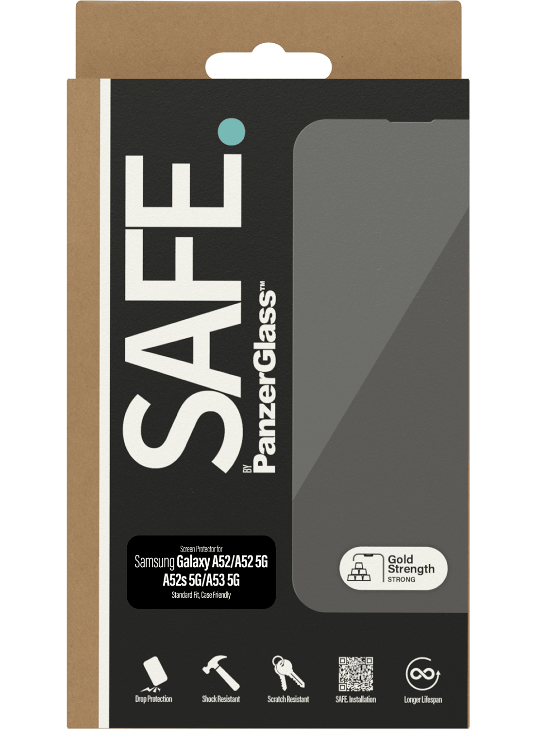 SAFE by Pan­zer­Glass für Galaxy A52, A52s, A53s - CarbonPhone