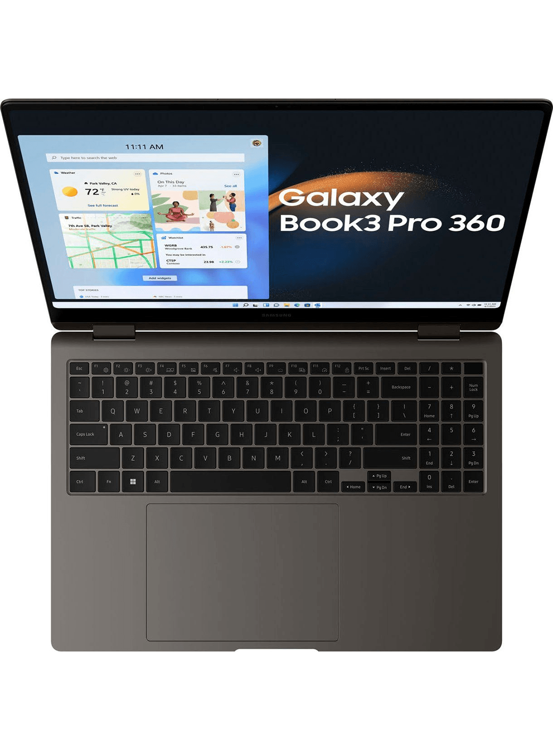 Samsung Galaxy Book 3 Pro 360 16" NP960QFG-KA1DE i5-1340P 256GD SSD QWERTZ - CarbonPhone