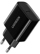 Chargeur rapide Ugreen 20W 3.0 QuickCharger 3A  – Noir · Nouveau