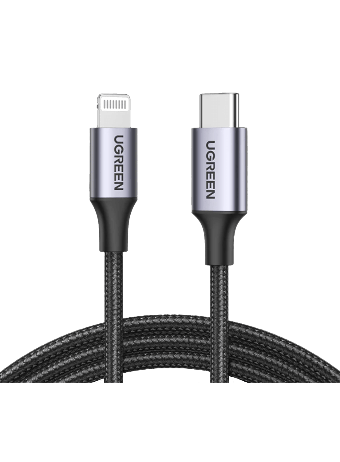 UGREEN USB C Kabel auf Lightning Kabel MFi Zertifizier PD 3.0 / 1 Meter schwarz - CarbonPhone