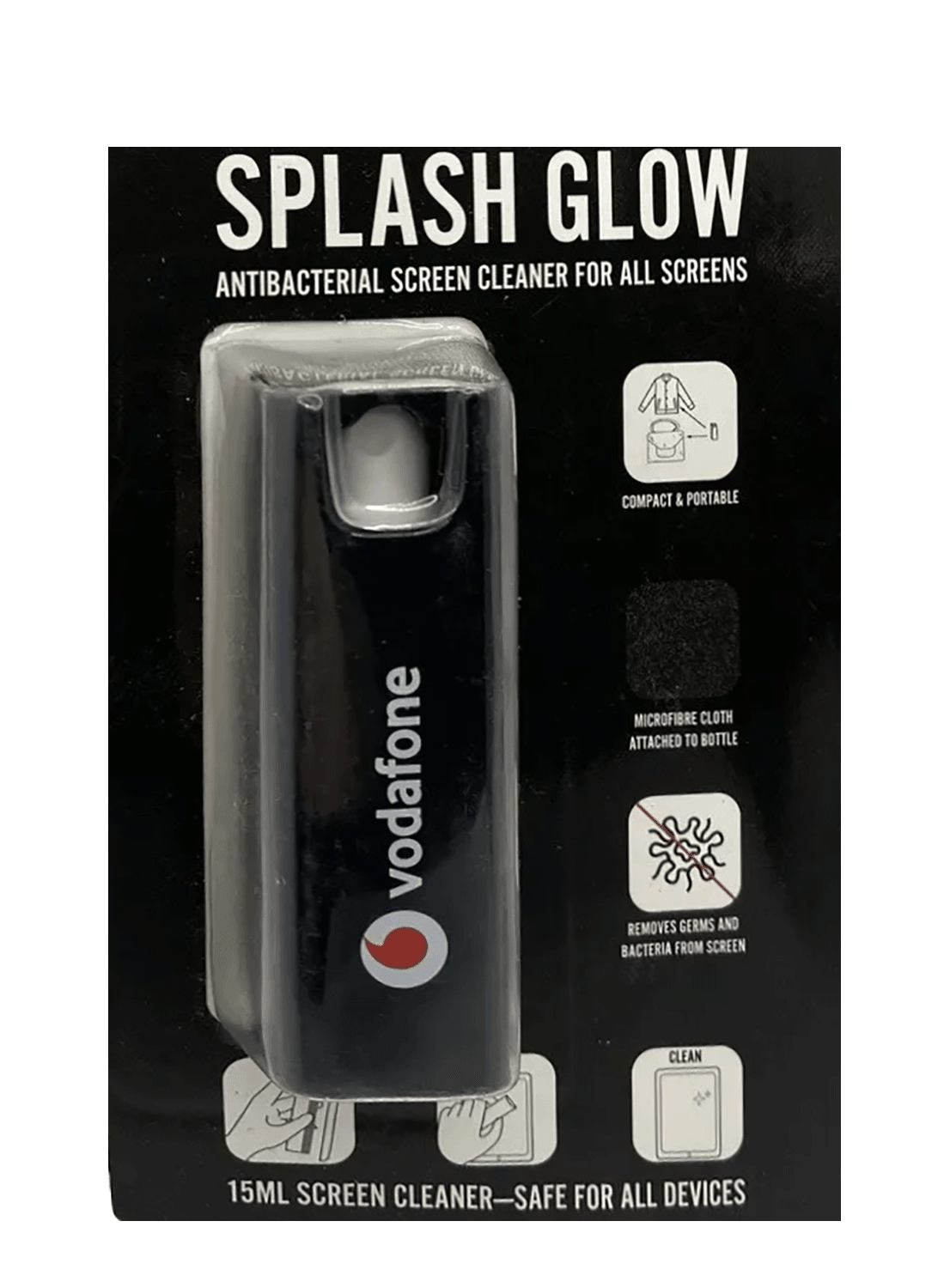 Vodafone Splash Glow Screen Cleaner - CarbonPhone