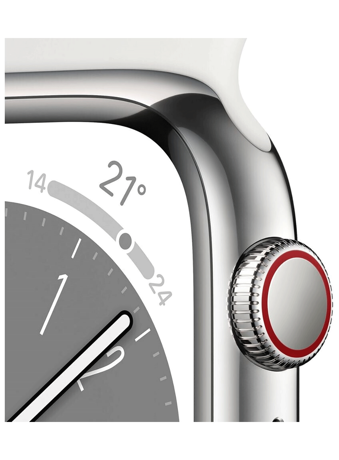 Apple Watch Series 8 41mm Edelstahl Case