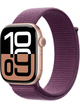 Apple Watch Series 10 4G 46mm Aluminium Case – Rose Gold · Sport Plum